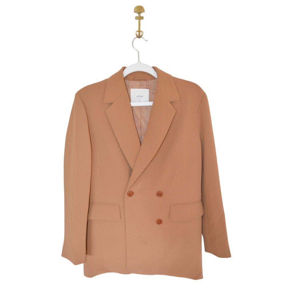 Aritzia Wilfred Cherrelle Oversized Double Breasted Blazer